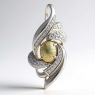 Ciondolo in argento con Labradorite
