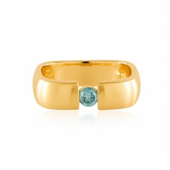 Himmelblauer I2 Brillant-Silberring (de Melo Essence)