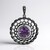 Ciondolo in argento con Ametista (Annette classic)