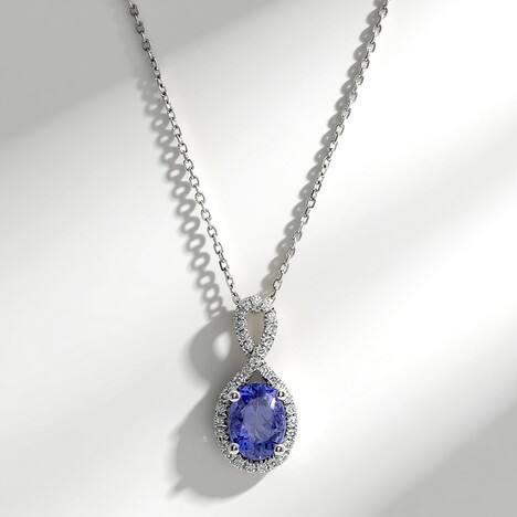 Collana in oro con Tanzanite AAA (CIRARI)