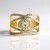 Anello in oro con Diamante Cioccolato I2 (SUHANA)