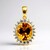 Ciondolo in argento con Scapolite Cognac