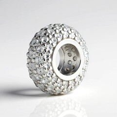 Ciondolo in argento con Topazio Bianco