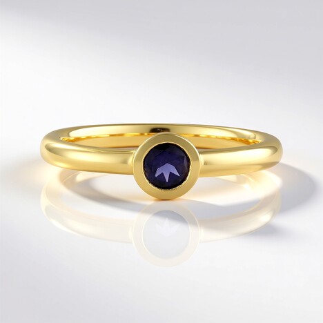 Anello in argento con Iolite