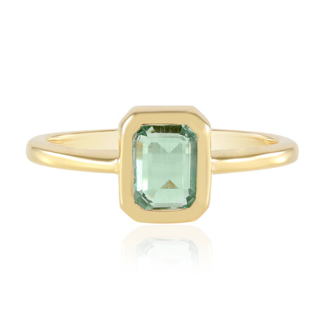 Anello in argento con Smeraldo Color Paraiba