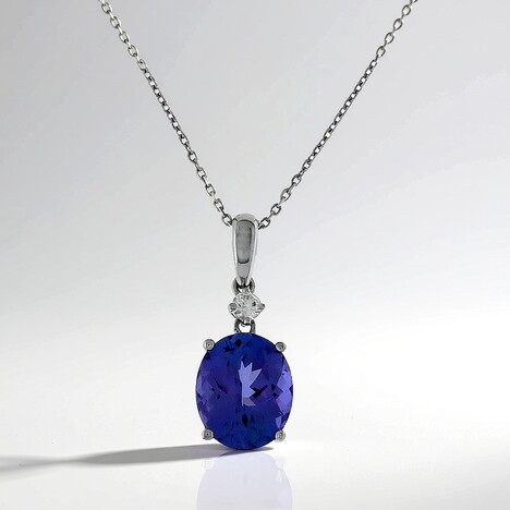 Collana in oro con Tanzanite AAA (CIRARI)