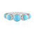 Bague en argent et Turquoise Sleeping Beauty (de Melo Essence)