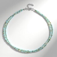 Collana in argento con Larimar