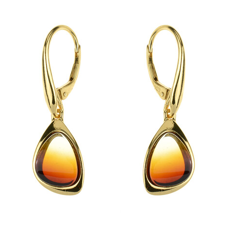 Boucles d'oreilles en argent et Ambre baltique (dagen)