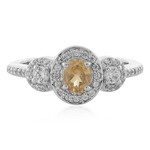 Bague en argent et Grenat Impérial