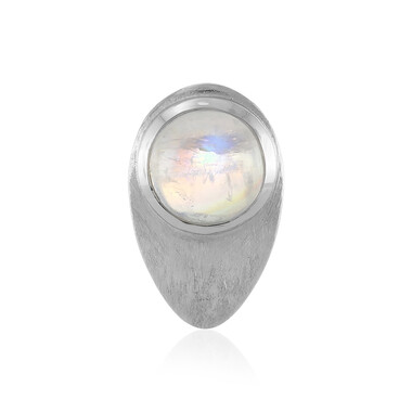 Ciondolo in argento con Pietra di Luna Arcobaleno AAA (MONOSONO COLLECTION)