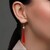 Carnelian Silver Earrings (CUSTODANA)