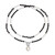 Collar en plata con Cuarzo blanco (Riya)