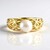 Anello in oro con Perla d'Acqua Dolce Bianca (Ornaments by de Melo)
