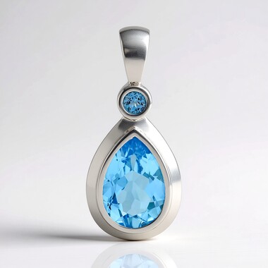 Zawieszka ze srebra - Topaz Marambaia (Pallanova)