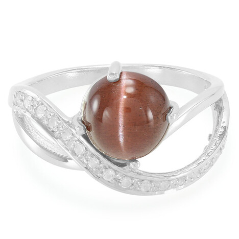 Anello in argento con Scapolite Occhio di Gatto