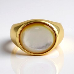 Anello in argento con Madreperla