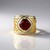 Anello in oro con Rubino del Madagascar (Ornaments by de Melo)
