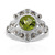 Anillo en plata con Peridoto (Annette classic)