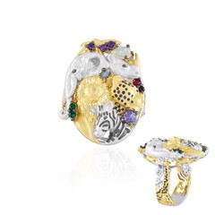 Anello in argento con Opale di Welo