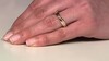 Anillo en plata con Diamante chocolate I2