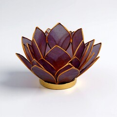 Accessorio in ottone con Conchiglia Capiz (Bali Barong)