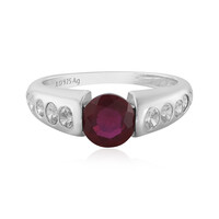 Madagascar Ruby Silver Ring (de Melo)