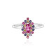 Anello in argento con Rubellite