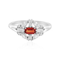 Bague en argent et Rubis de Tanzanie
