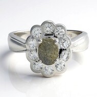 Bague en argent et Labradorite