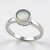 Anello in argento con Opale di Welo