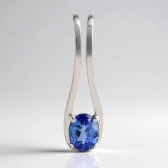 Ciondolo in argento con Tanzanite