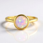 Anello in argento con Opale di Welo