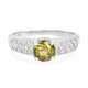 Bague en argent et Apatite Citron