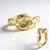 Anello in oro con Diamante Champagne I2 (de Melo Gold)