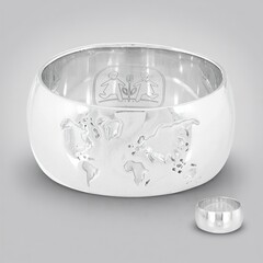 Anello in argento con Diamante SI (SOS)