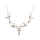 Collier en argent et Topaze bleu ciel