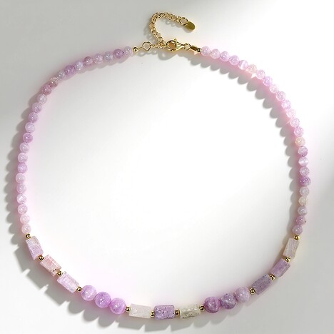 Collana in argento con Kunzite