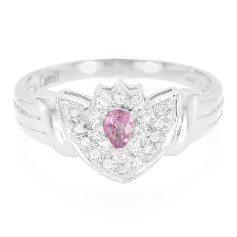 Cuprian Tourmaline Silver Ring