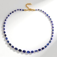 Collana in argento con Tanzanite