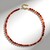 Collana in argento con Agata Rossa