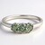 Anello placcato in platino con Diamante Fancy