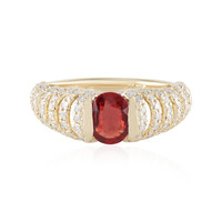 Bague en or et Rubis de Tanzanie (de Melo)