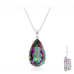 Collana in argento con Quarzo Mistico