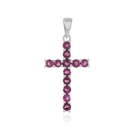 Colgante en plata con Rodolita