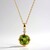 Collana in oro con Peridoto Dashihe  (CIRARI)