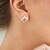 Boucles d'oreilles en argent et Topaze couleur morganite (Gems en Vogue)