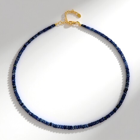 Collier en argent et Kyanite du Népal