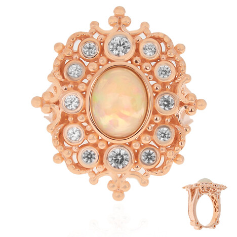 Welo-Opal-Silberring (Dallas Prince Designs)