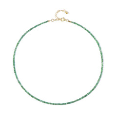 Sambia-Smaragd-Silberhalskette